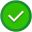 White tick inside a solid green circle: OneDrive always-available file.