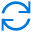 Blue circular arrows: OneDrive sync in progress.